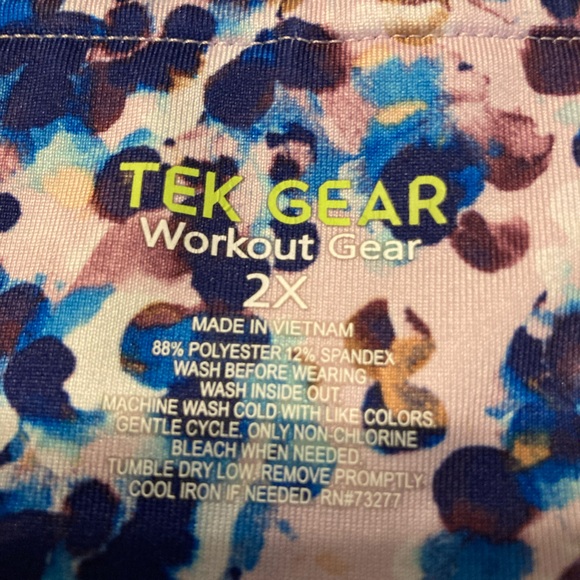 Like new Tek Gear workout leggings size 2X - Picture 3 of 6